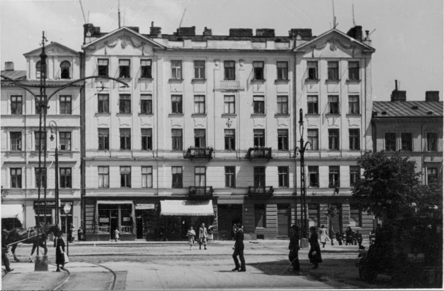 Puławska od Rakowieckiej - 1937 Puławska od Rakowieckiej - 1937