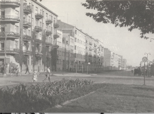 Al. Niepodległości, 1938 Al. Niepodległości, 1938