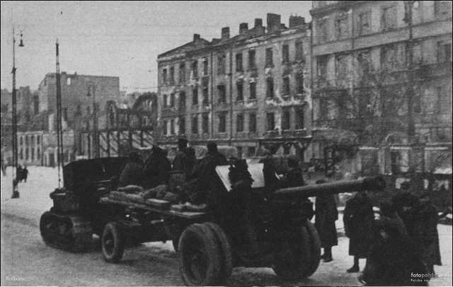 Puławska 15 i 17, styczeń 1945