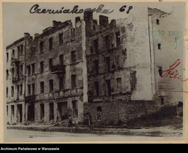 Czerniakowska 68 Czerniakowska 68, 1947