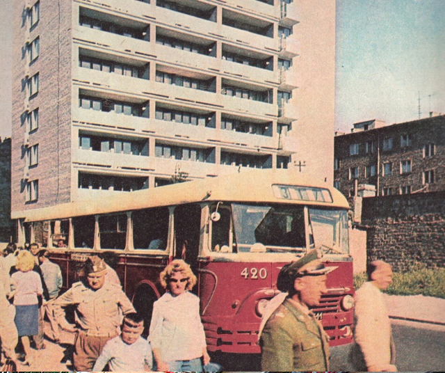 Madalińskiego, autobus 317, 1962 Madalińskiego, autobus 317, 1962