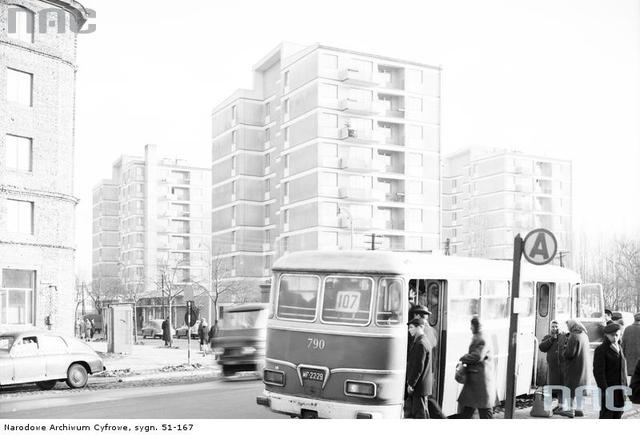 Belwederska róg Chełmskiej, 196?