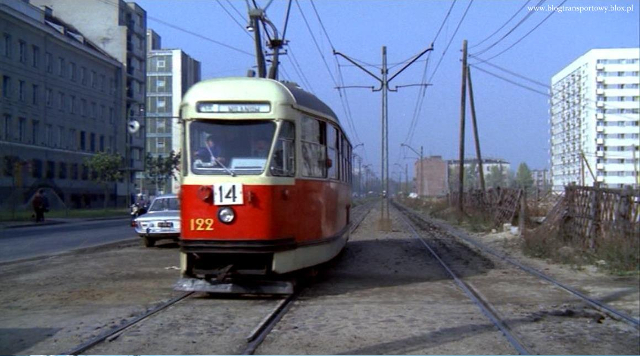 Czerniakowska, tramwaj 14, ok. 1970