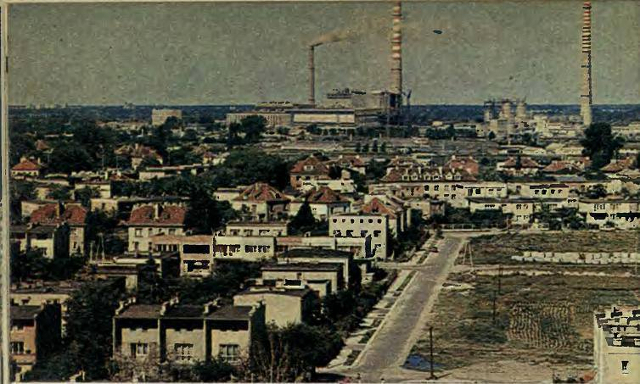 Widok na EC Siekierki, 197?