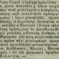 Upiękniający się Mokotów, 1822