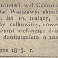 W Warszawie kradną W Warszawie kradną, 1823