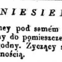 Lokal na fabrykę sukien Lokal na fabrykę sukien, 1826