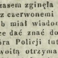 Zginęła papuga, 1827