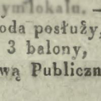 3 balony bezpłatnie, 1835