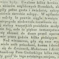 Piękne towarzystwo, 1836