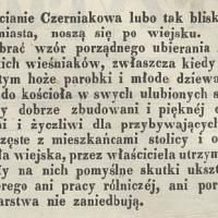 Czerniaków - wzór ubierania się, 1839