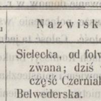 Nazwy ulic, 1848