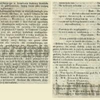 Odezwa w sprawie, 1854