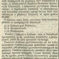 Kontrakty na liście, 1856