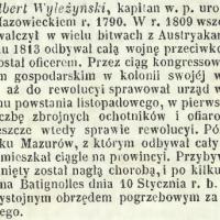 Wspomnienie o Wyleżyńskim, 1857