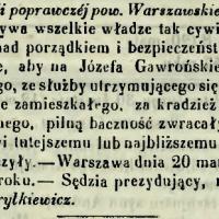 Sąd policji wzywa, 1857