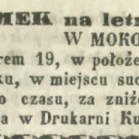 Na letnie mieszkanie, 1859