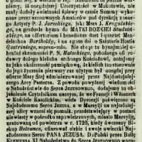 Wizyta Arcy Biskupa, 1862