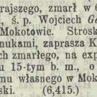 Zmarł Wojciech Gerson, 1867
