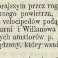 Amatorowie velocipedów, 1869