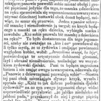Brak poczucia ludzkości, 1872