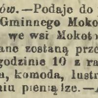 Licytacja Srebrnej Sali. 1874.