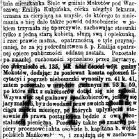 Spadek po długoletniej mieszkańce, 1874