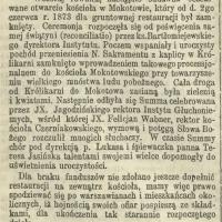 Otwarcie kościoła Otwarcie kościoła, 1874