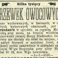 Drzewka owocowe, 1876