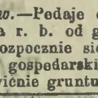 Licytacja w Służewie, 1876