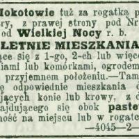 Z dogodnością pastewnika, 1877