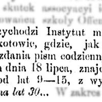 Wieczny student, 1877