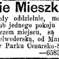 Letnie mieszkania, 1878