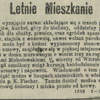 Letnie mieszkanie