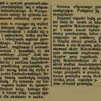 Nowe granice. Przesunięcie rogatek. 1882