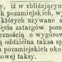 Taksa spacerowa