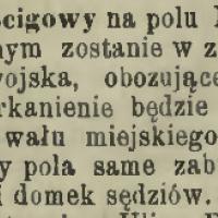 Tor dla wojska, 1887