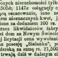 Sielanka za 21500, 1888