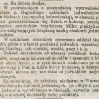 Na dobrej drodze, 1888