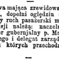 Komisja rządowa wyda opinję, 1891