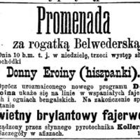 Eroina i brylantowy fajerwerk, 1891