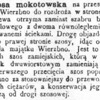Zamiast szabru bruk, 1892