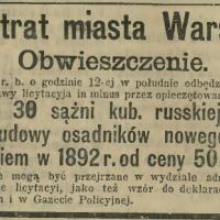 Pole kurczy się, 1892