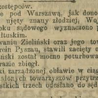 Znany złodziej ujety. 1893.