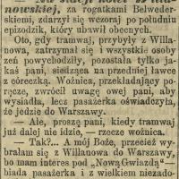 Epizod na stacji kolei Wilanowskiej. 1893.