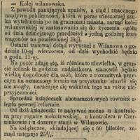 Ostatni pociąg, 1894