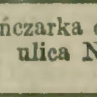 Wykończarka do pończoch, 1895