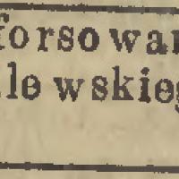 Konwalja do forsowania, 1895