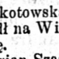 Cyklista zdążył uciec, 1896