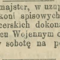 Przegląd koni oficerskich, 1897